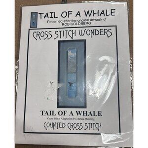 Tail of a Whale Counted Cross Stitch Rob Goldberg Pattern Booklet